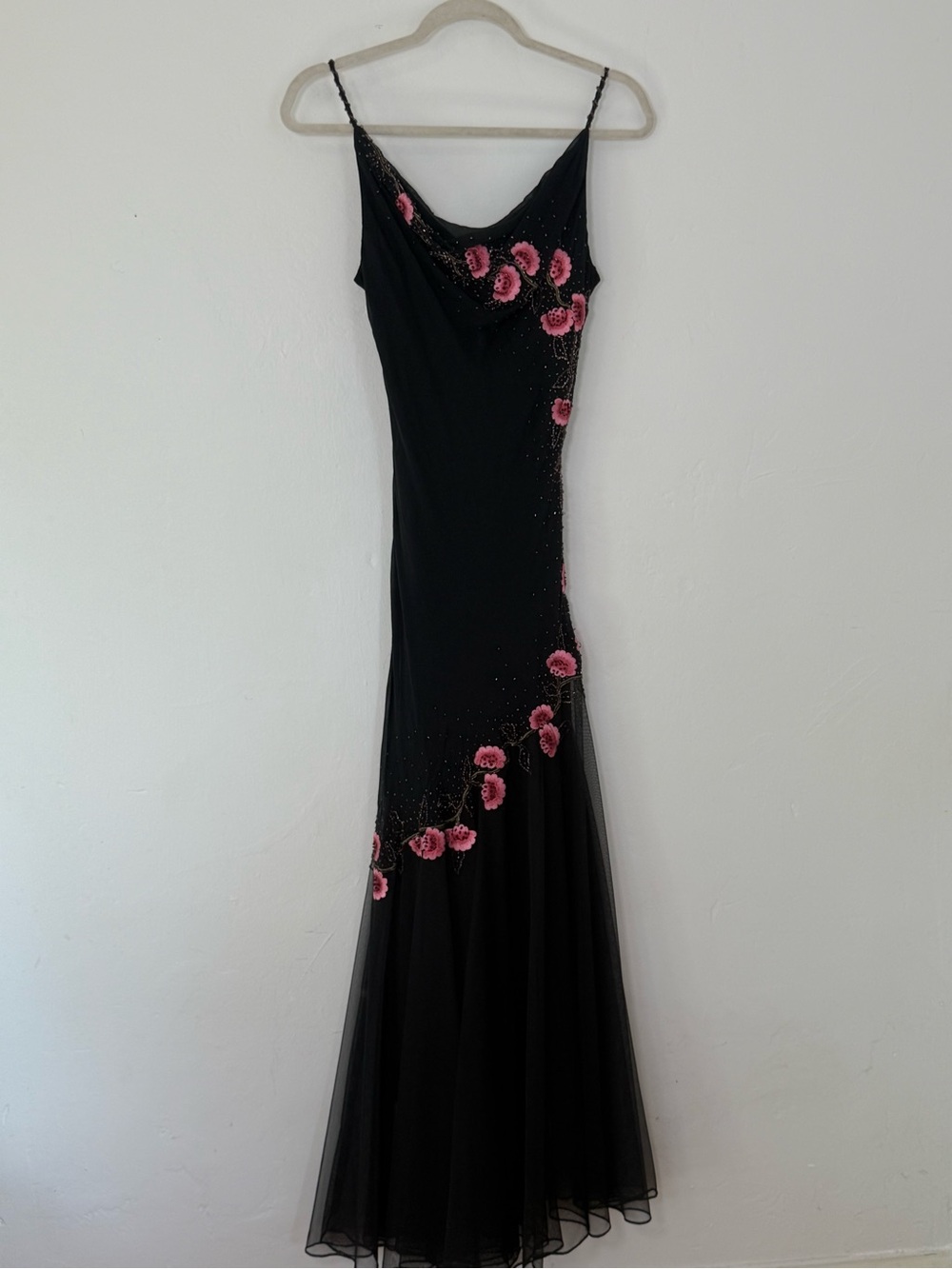 Y2K xscape beaded floral long dress